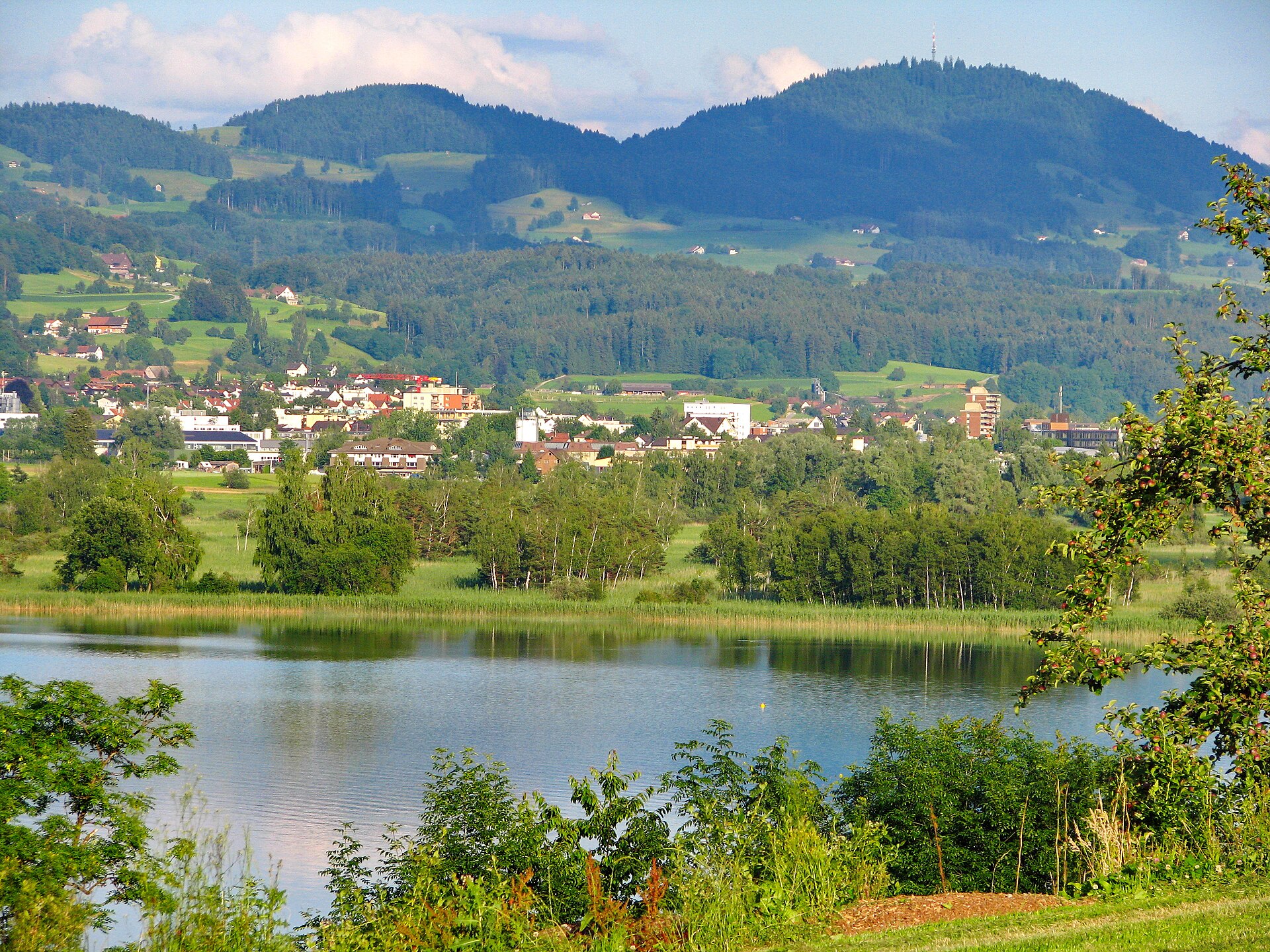 Lageplan von Uetikon am See und Umgebung